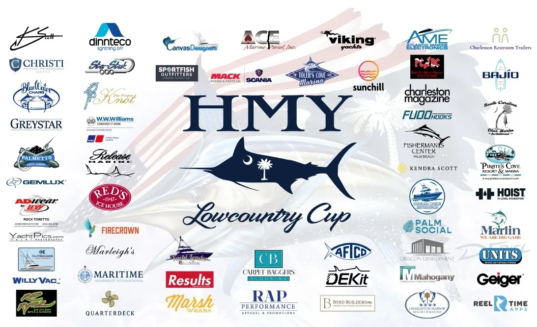 Logos of the 
  2026 HMY Lowcountry Cup sponsors