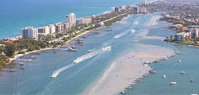 The Jupiter Sandbar