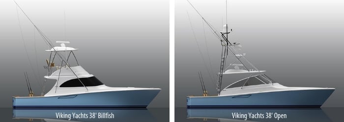 Image 2669: Viking Yachts 38 Billfish and 38 Open