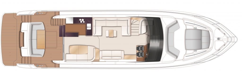 Princess F70 Floorplan 2