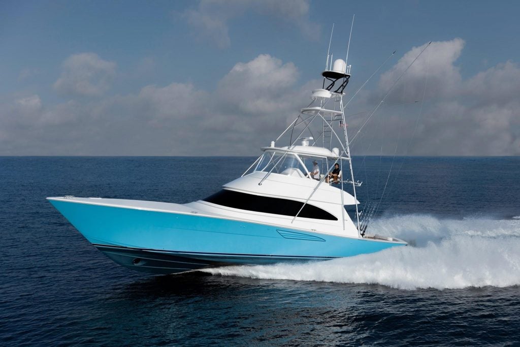 2019 Viking 58 Blue Bird Exterior