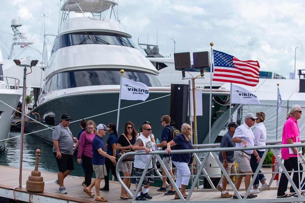 Viking Yachts at the Miami Yacht Show