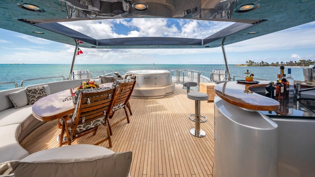 Flybridge photo of 116 Azimut Tail Lights
