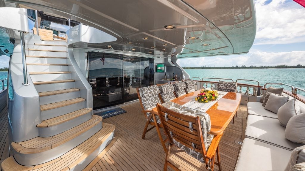 Aft Deck Seating Area