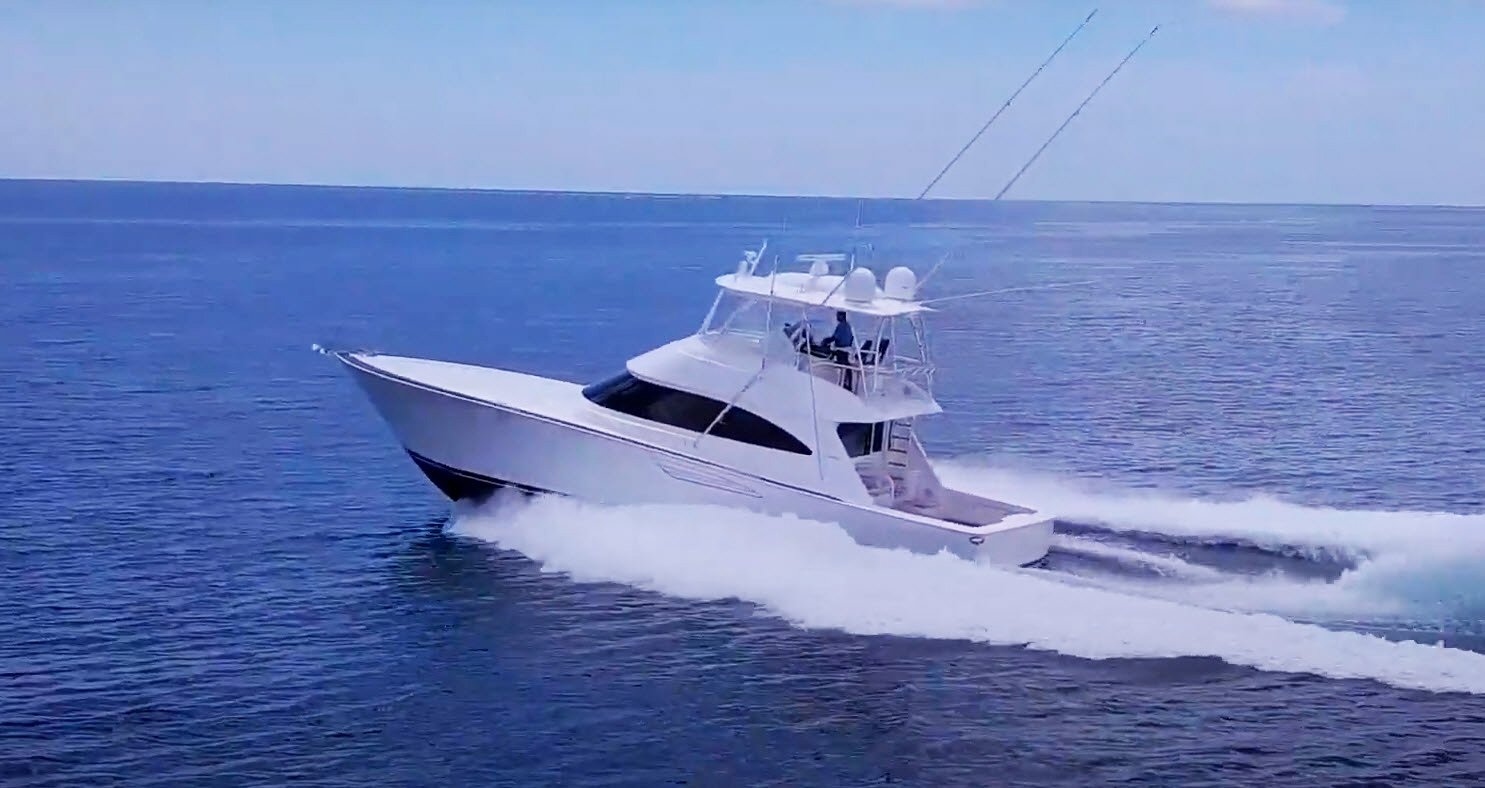 Viking-58-Convertible-Running
