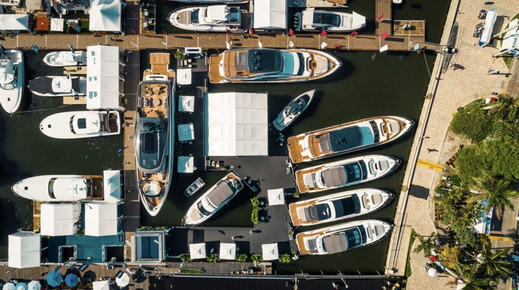 Drone Image of Princess Lineup