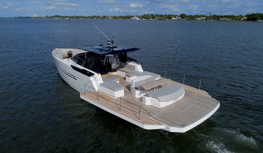 OKEAN-YACHTS-57 sitting in the water