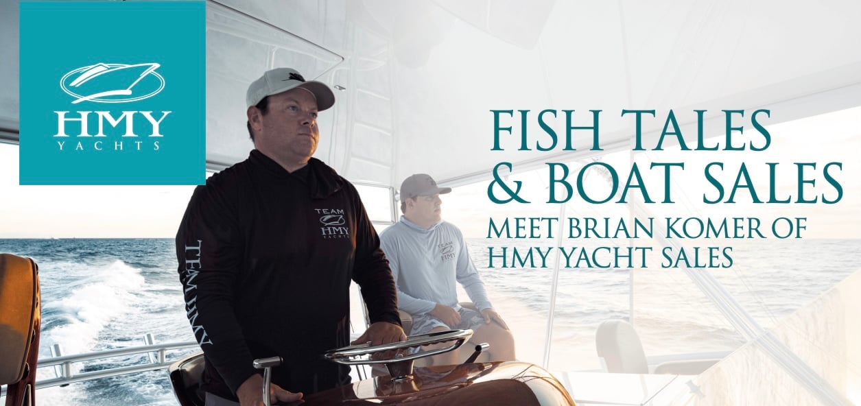 Brian Komer driving at Viking Sportfish.