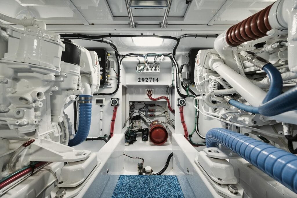 Engine Room 1963 Whiticar 54 Sea Lion II