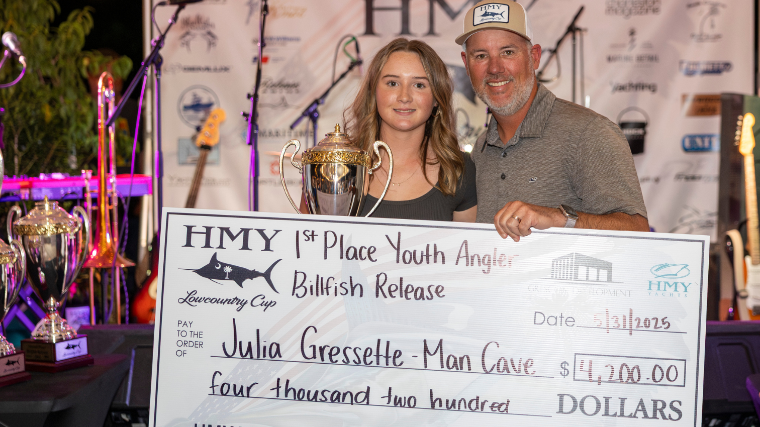 First Place Youth Angler 2025 HMY Lowcountry Cup