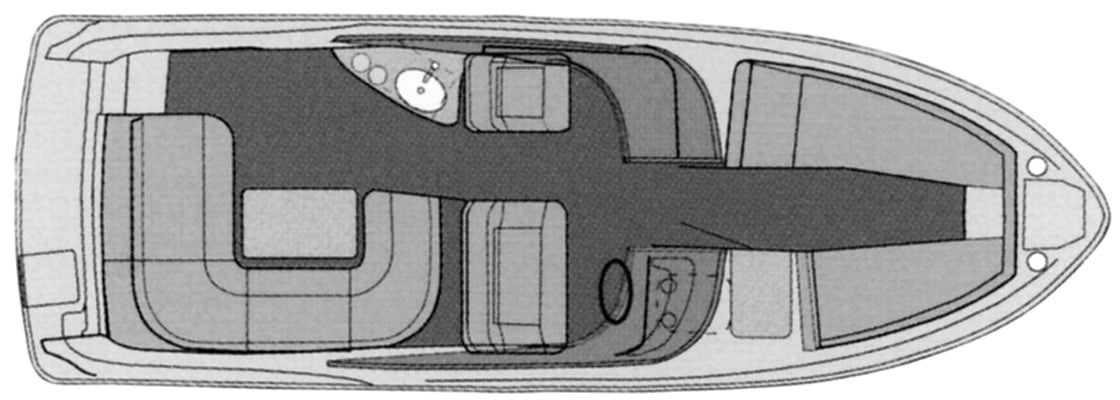 Regal Yachts 2600 LSR floor plan