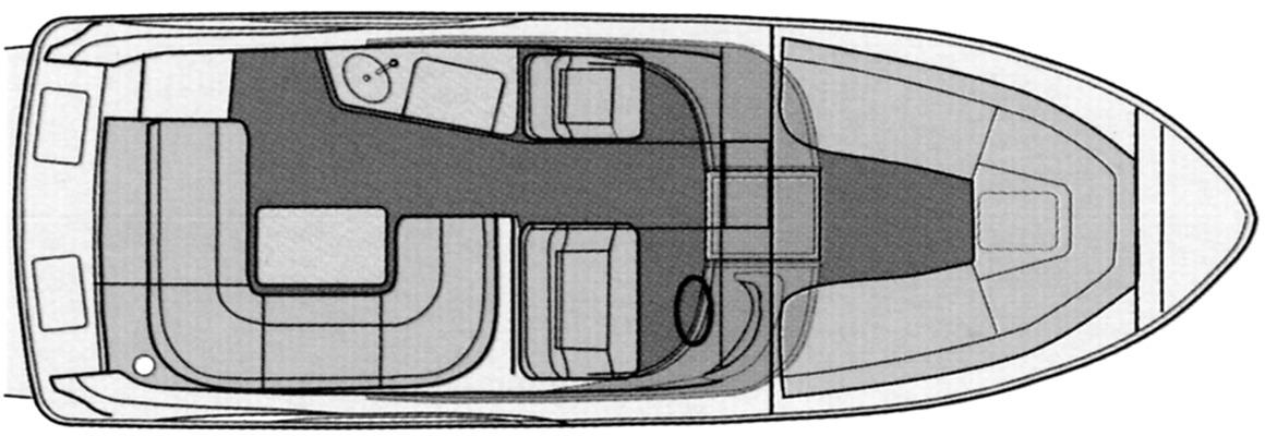 Regal Yachts 2650 Cuddy floor plan