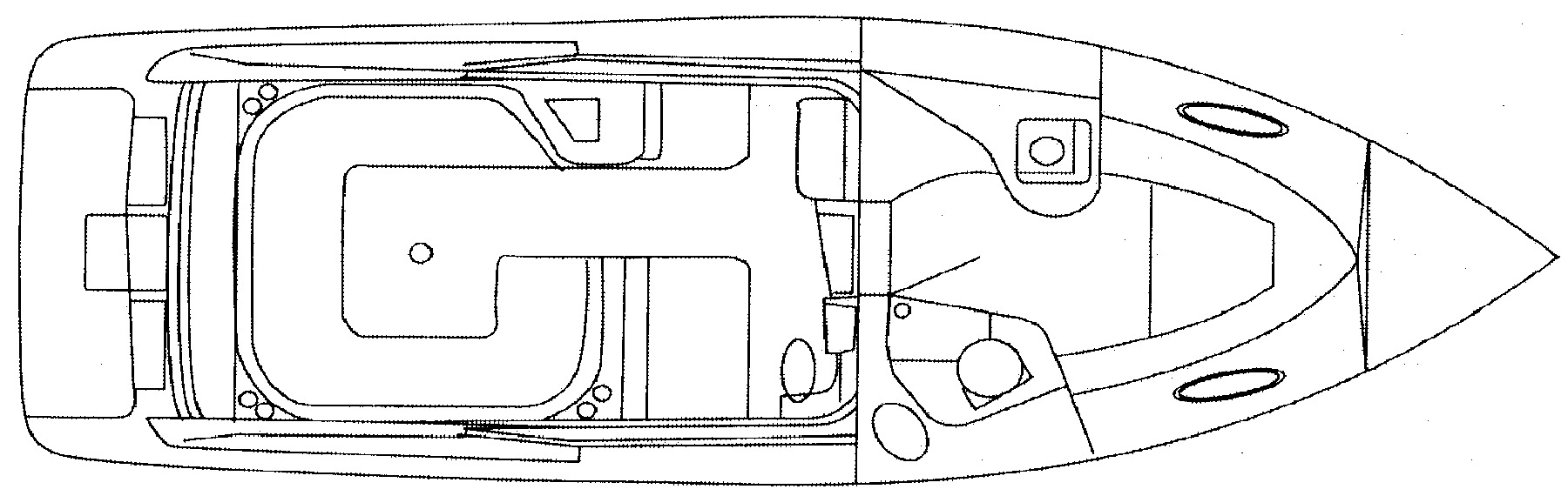 Regal Yachts Ventura 8.3 SC floor plan
