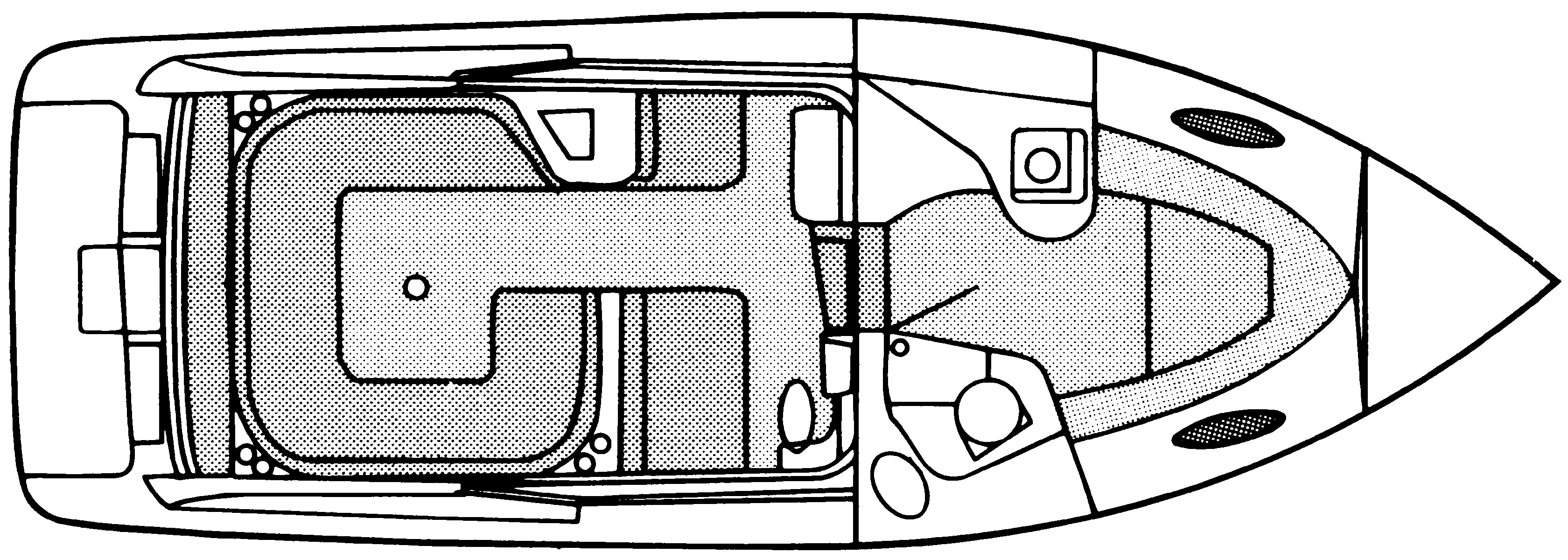 Regal Yachts 2850 LSC floor plan