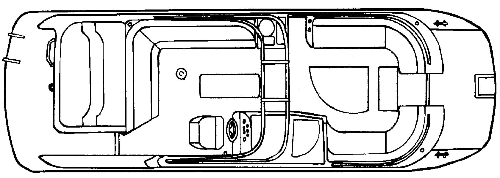Rinker Yachts 26 Flotilla floor plan