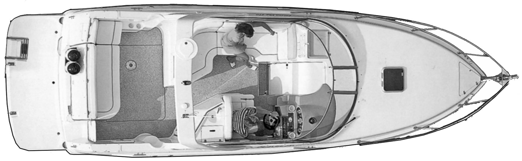 Rinker Yachts 270 Express Cruiser floor plan