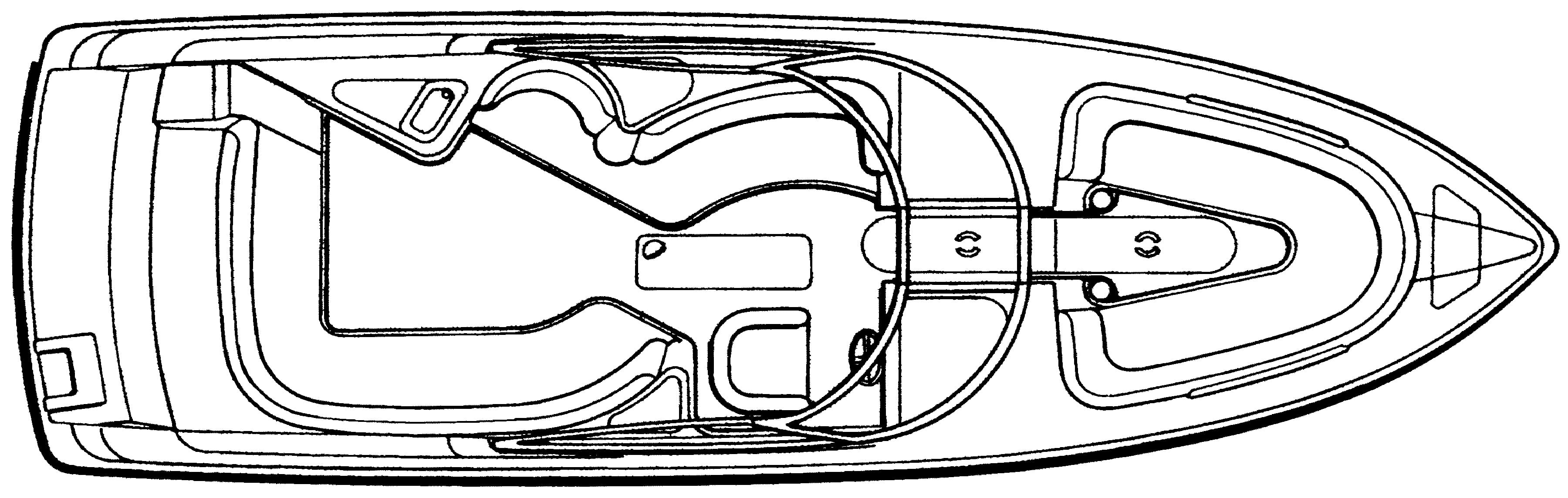 Rinker Yachts 272 Captiva Bowrider floor plan