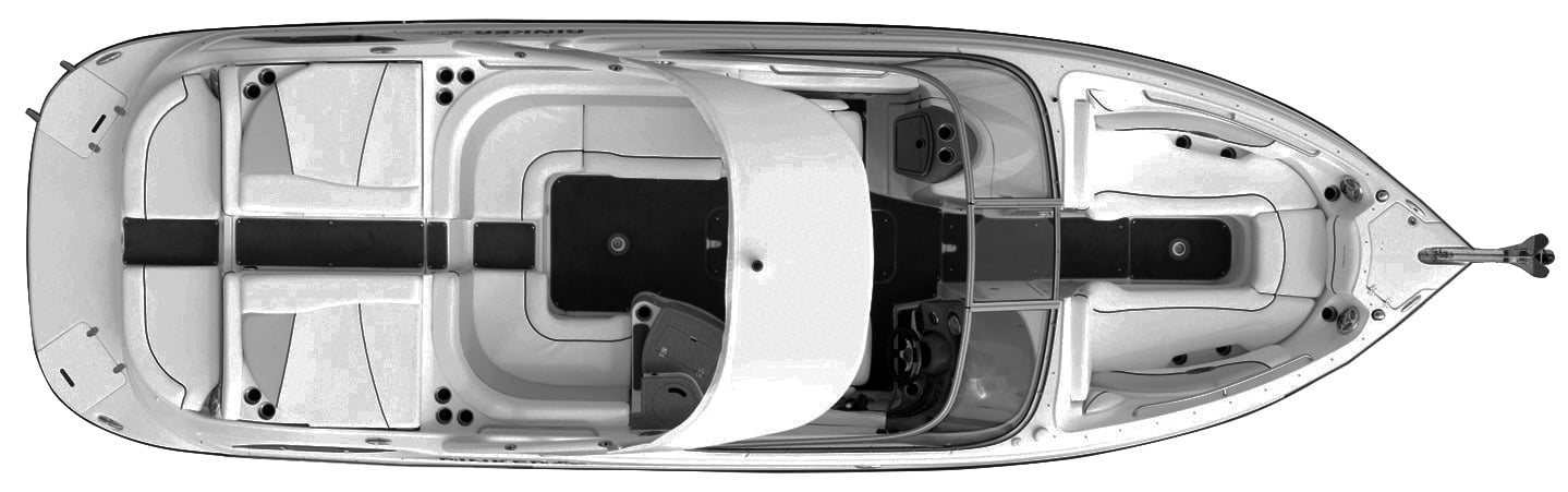 Rinker Yachts 276 Captiva Bowrider floor plan