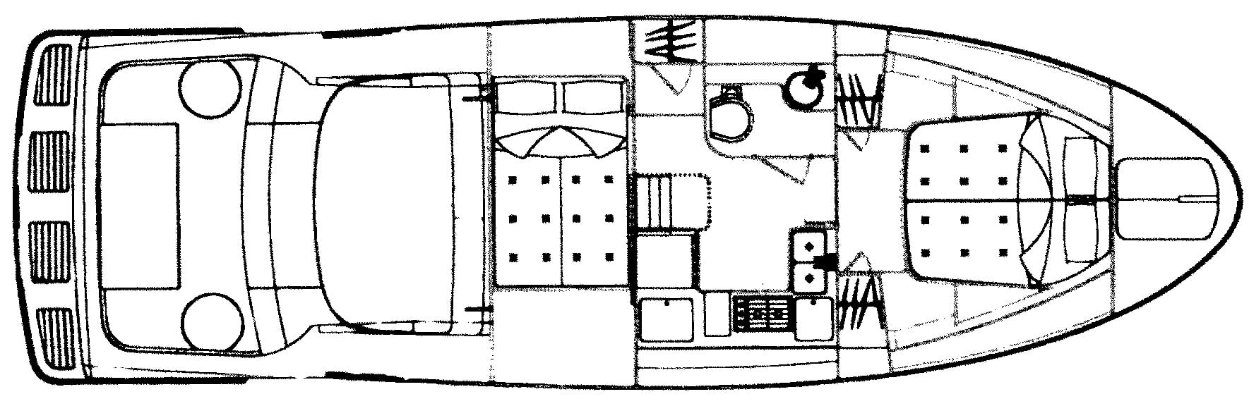 Rivolta 38 Jet Coupe floor plan