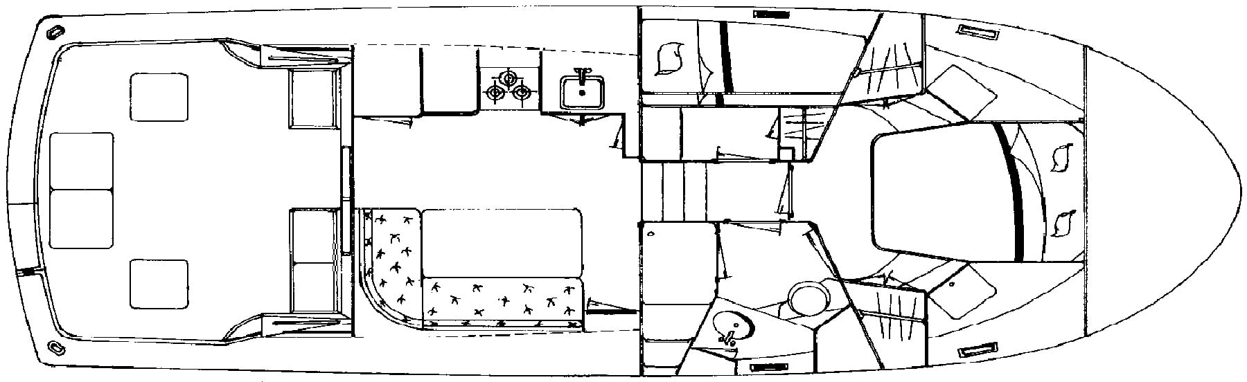 Ronin 38 Convertible floor plan