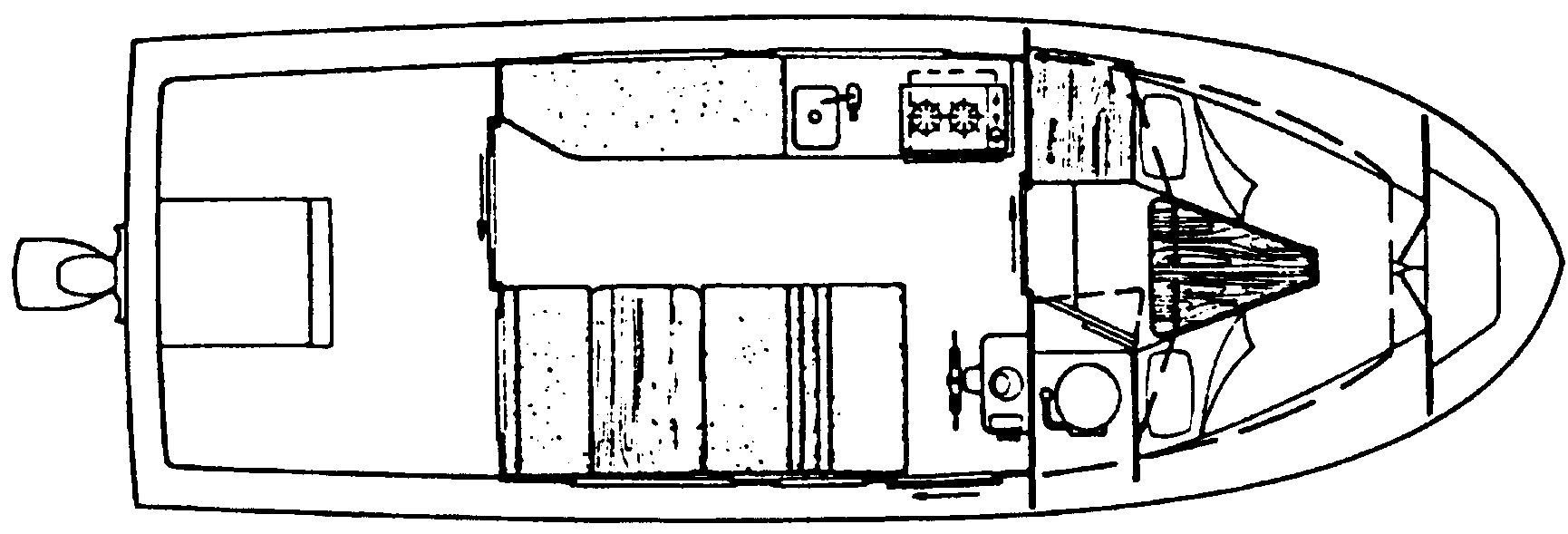 Rosborough RF-246 Sedan Cruiser floor plan