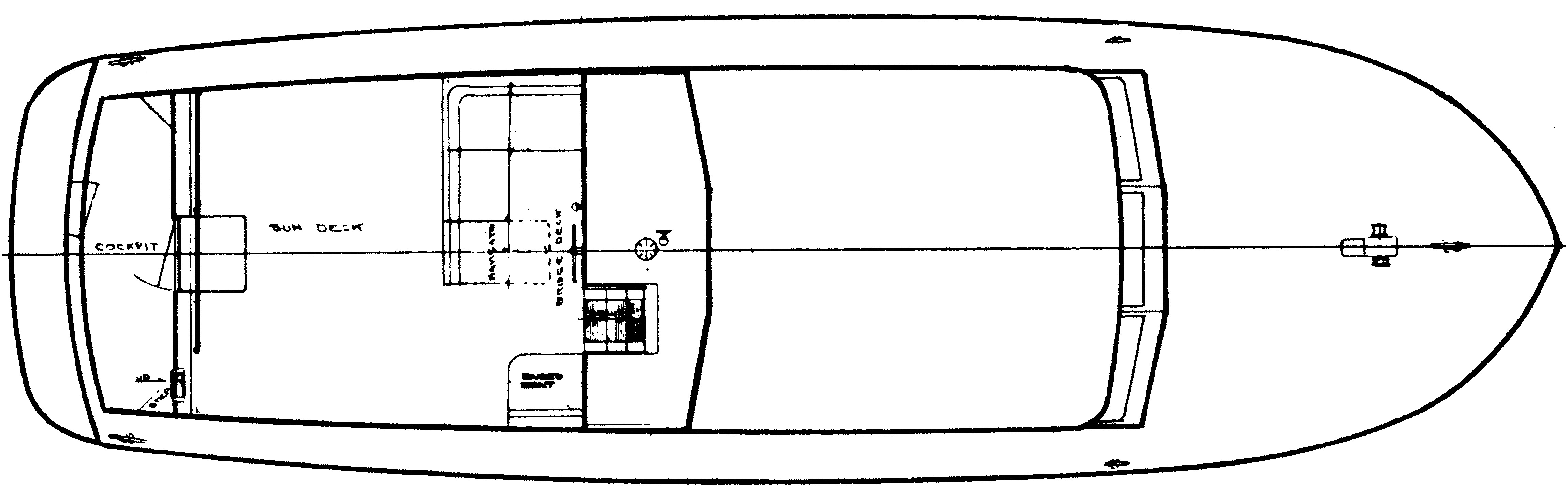 Roughwater 41 Pilothouse floor plan
