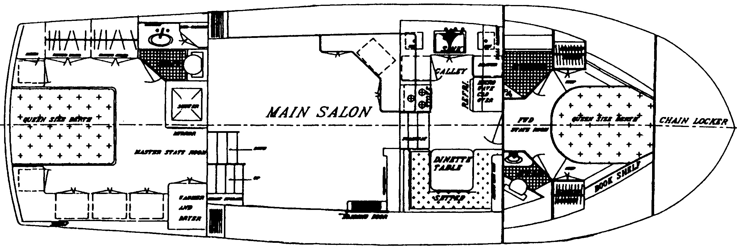 Sea Ranger 46 Sundeck floor plan