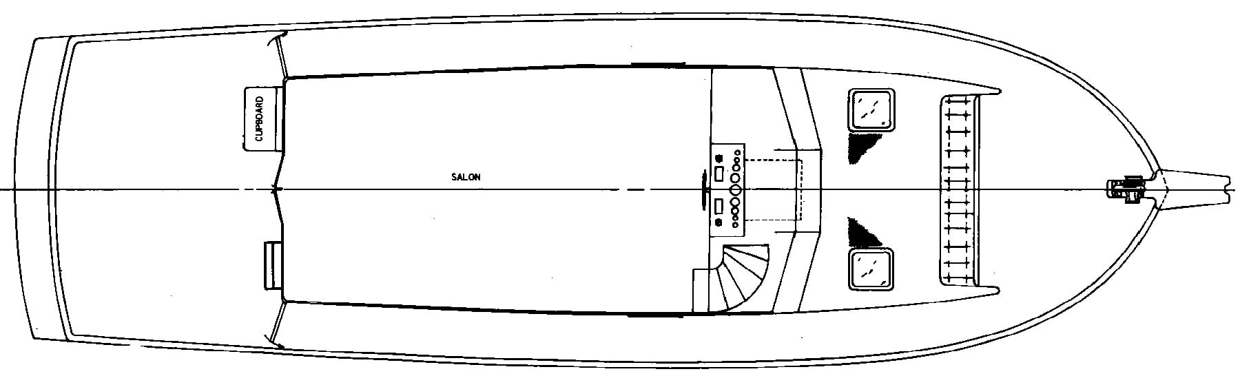 Sea Ranger 51 Motor Yacht floor plan
