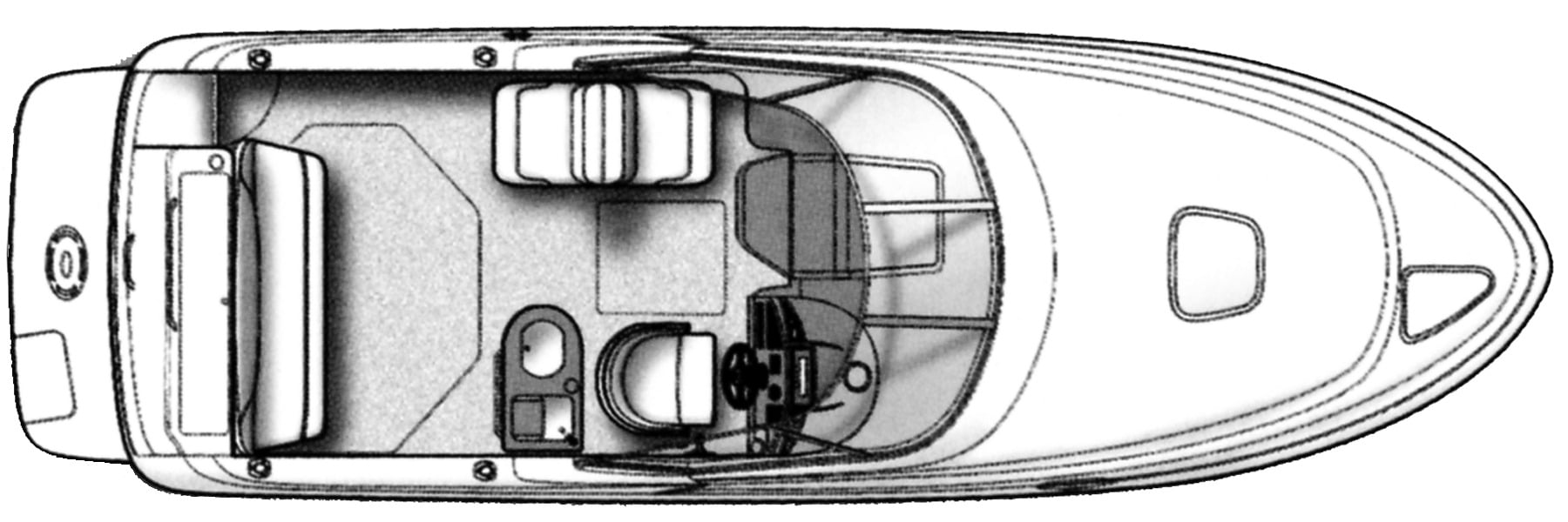 Sea Ray Yachts 270 Amberjack floor plan
