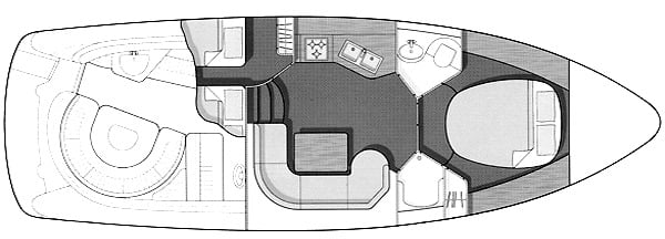 Sealine Yachts S37 Sports Cruiser floor plan