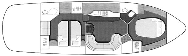 Sealine Yachts S41 Sports Yacht floor plan