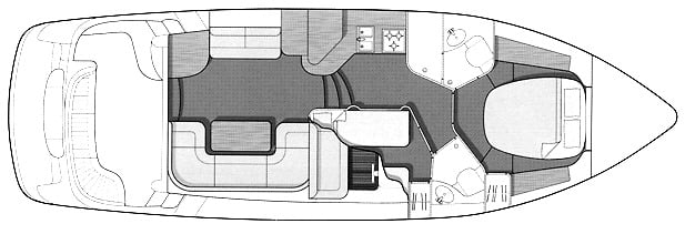Sealine Yachts F44 Flybridge floor plan