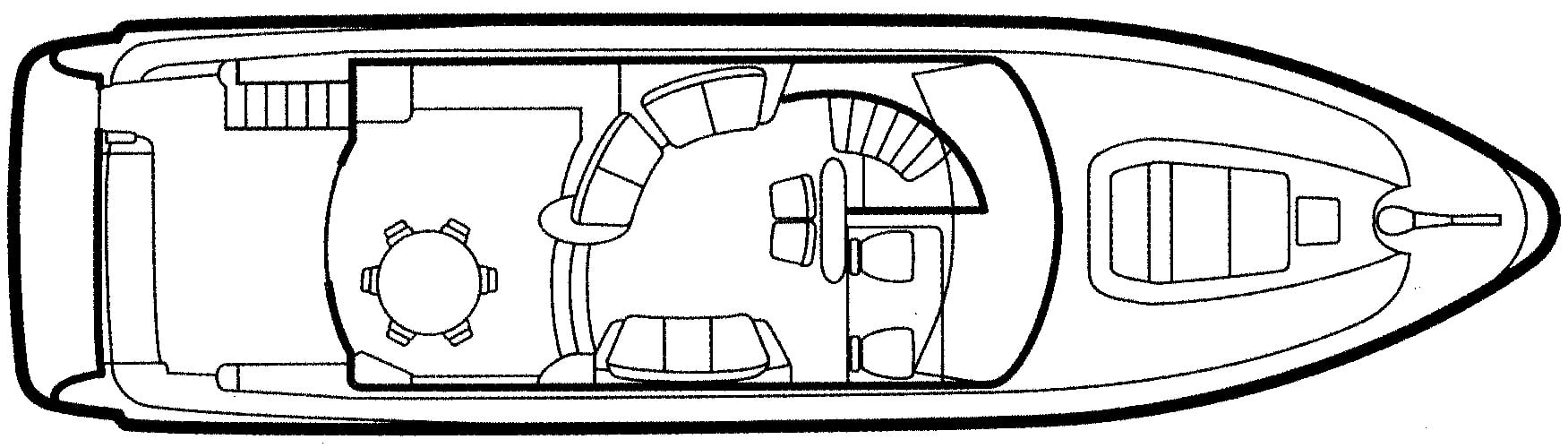 Sealine Yachts T60 Motor Yacht floor plan