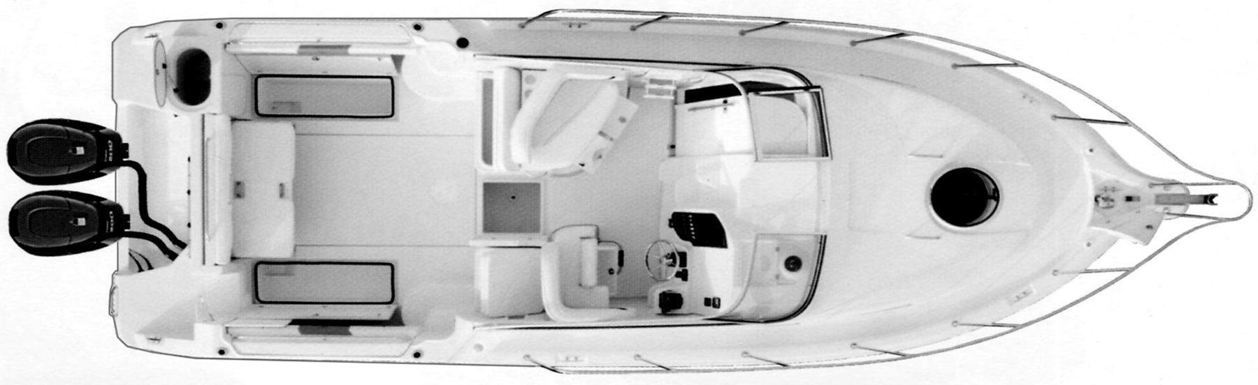 Seaswirl Striper 2901 Walkaround floor plan