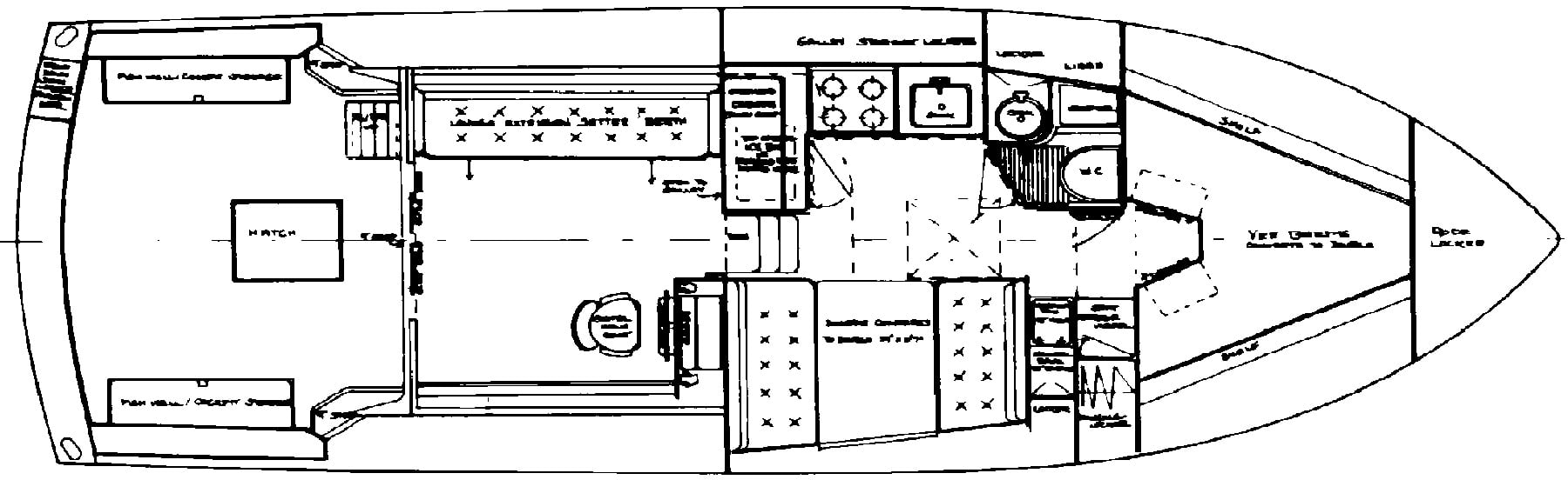 Shannon Brendan 32 Sedan floor plan