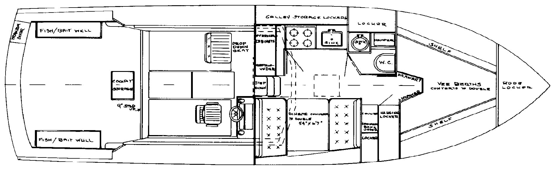 Shannon Brendan 32 Sedan floor plan