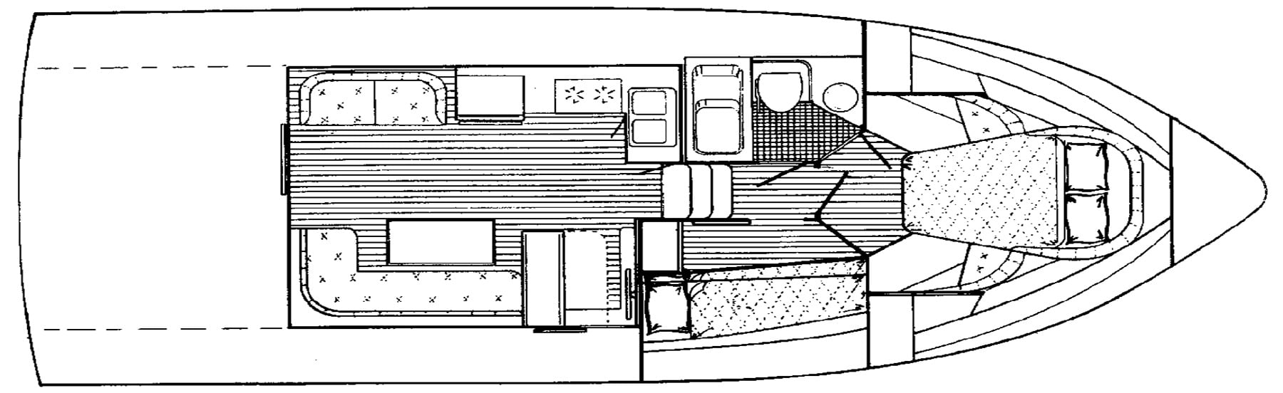 Shannon 36 Voyager floor plan