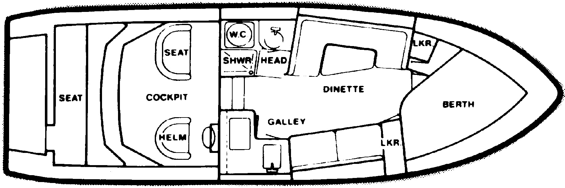Silverton Yachts 30X Express floor plan