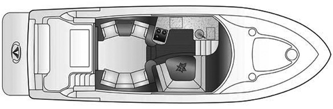Silverton Yachts 52 Ovation floor plan