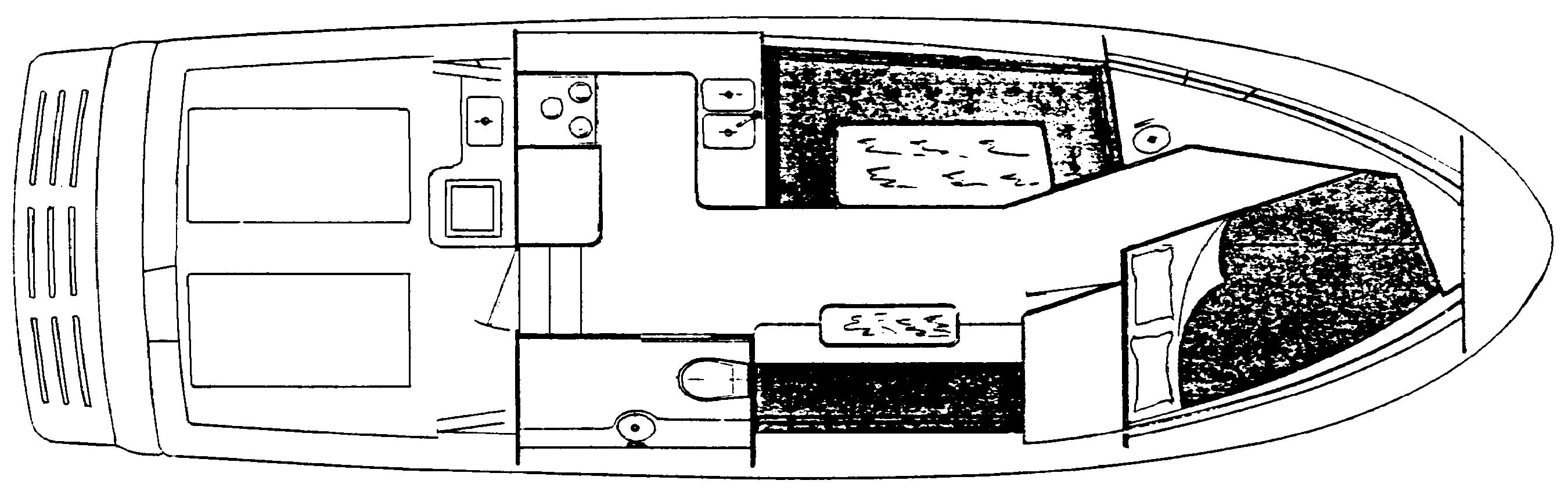 Skipjack 35 Sport Cruiser floor plan