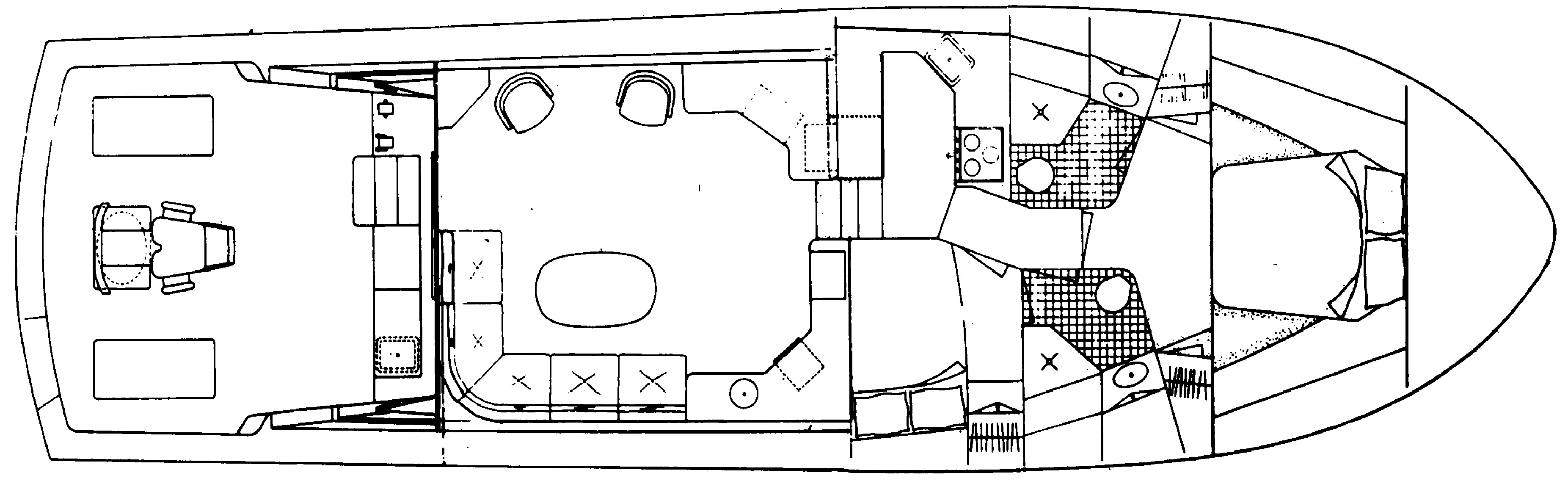 Southern Cross 52 Sportfisherman floor plan