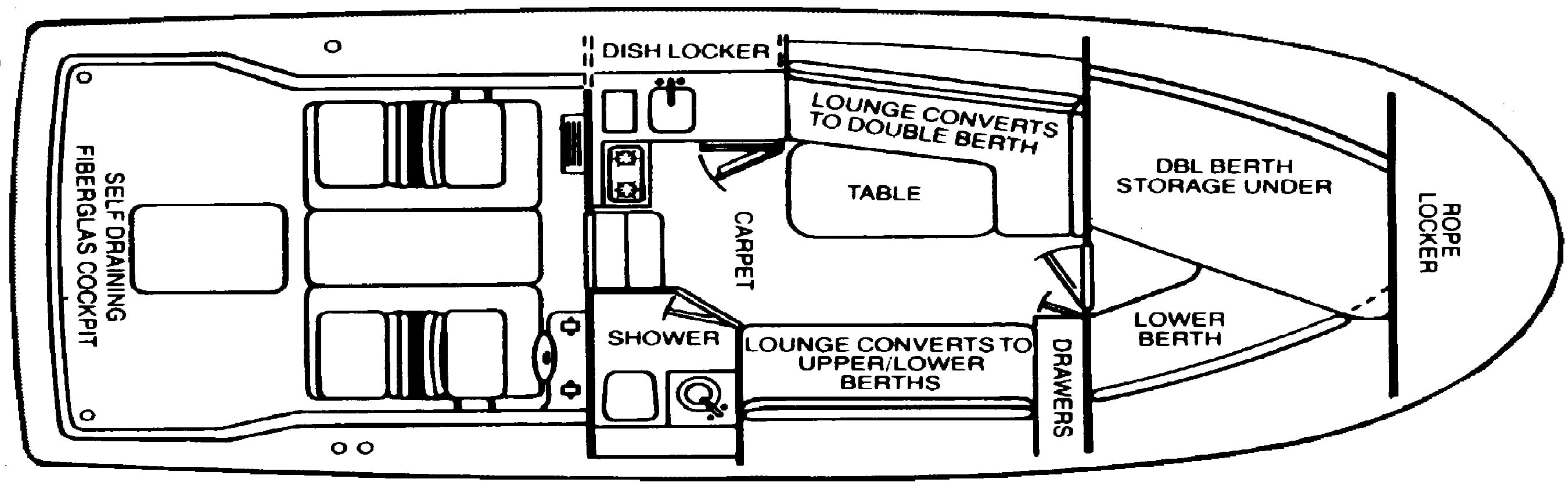 Stamas 32 Continental floor plan