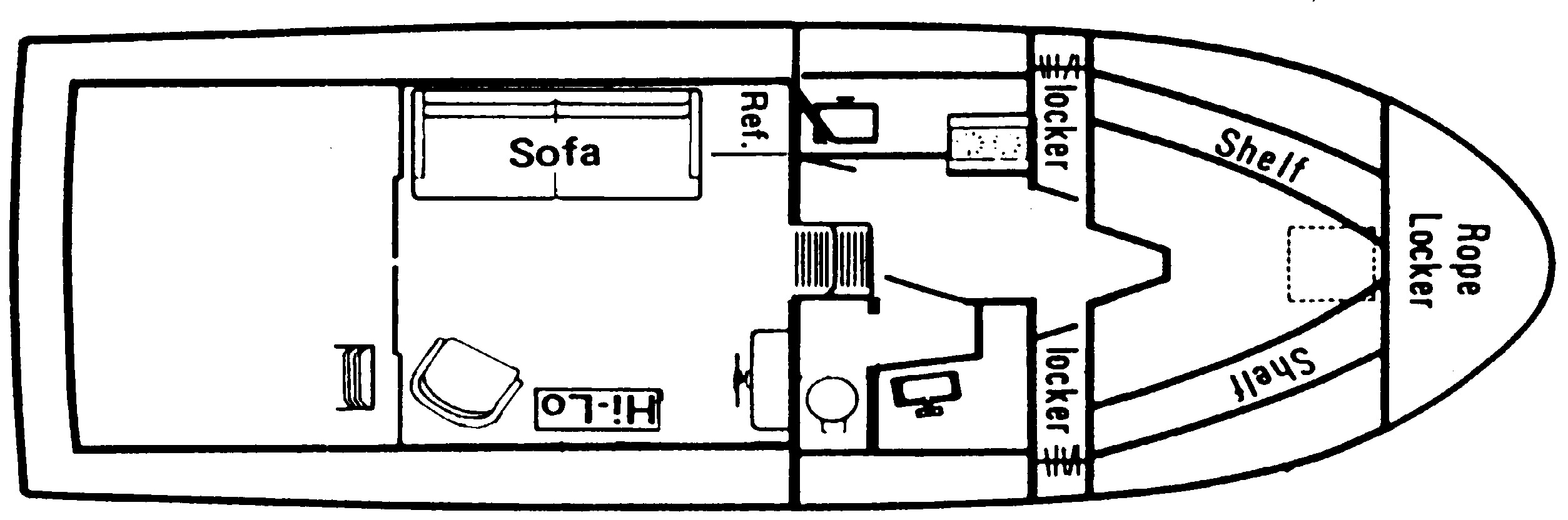 Stamas 32 Sport Sedan floor plan