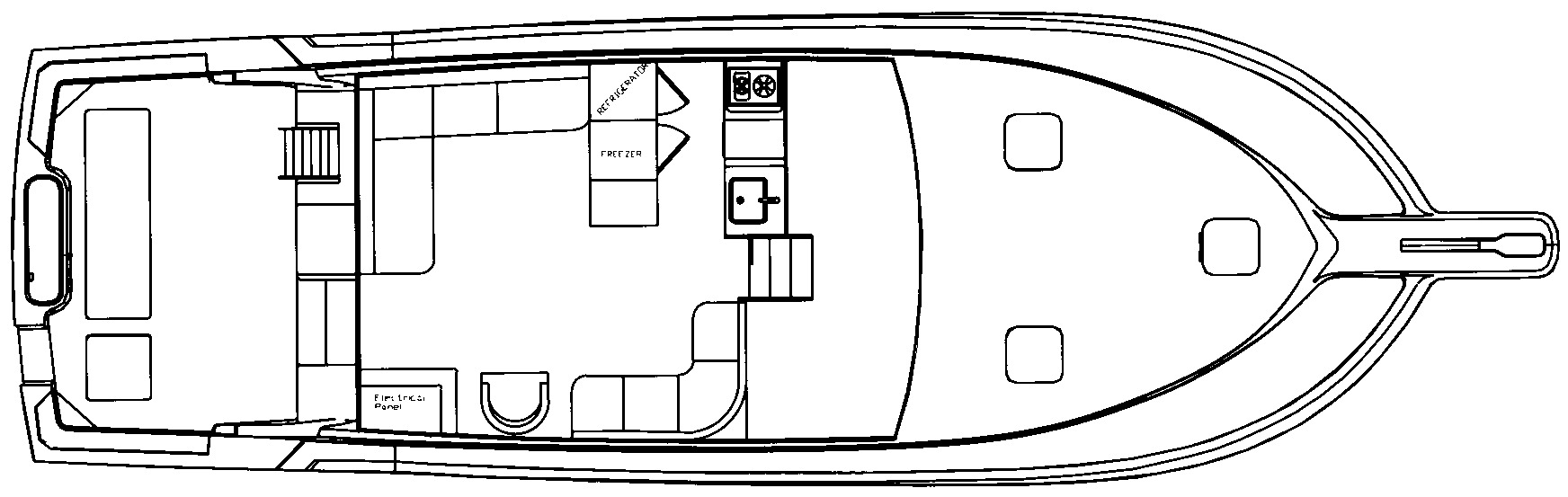 Cavileer 48 Convertible floor plan