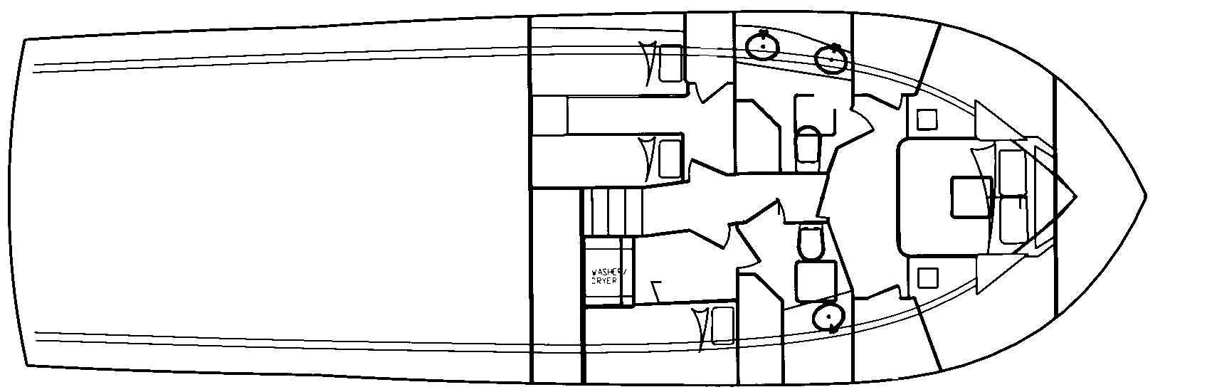 Cavileer 48 Convertible floor plan