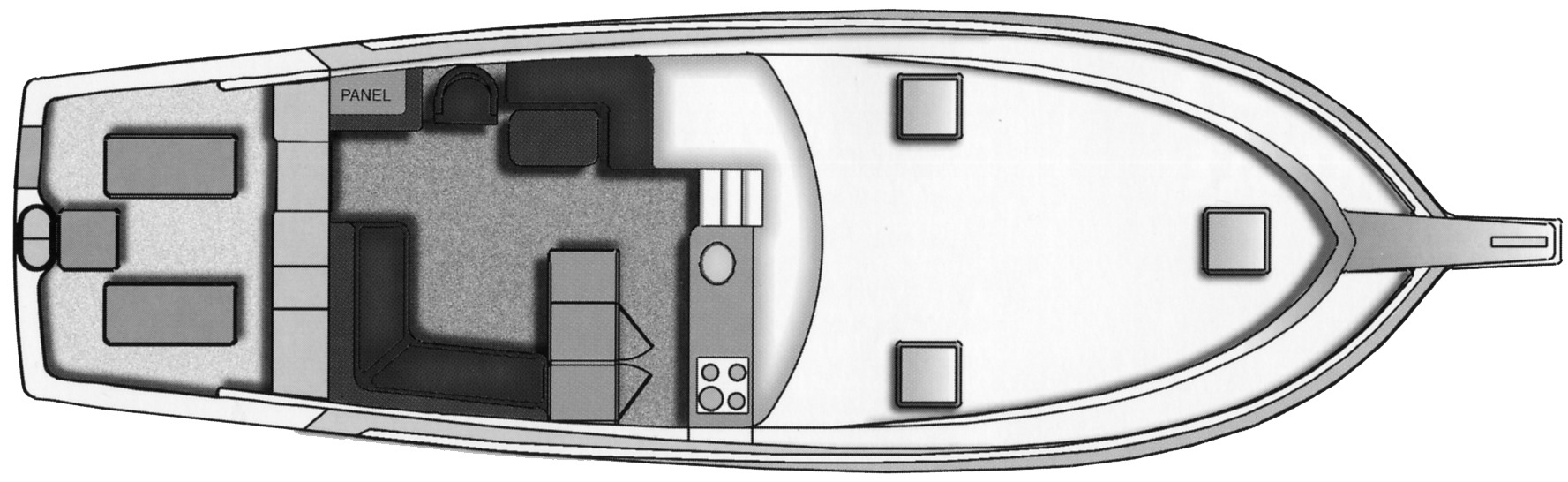 Cavileer 53 Convertible floor plan