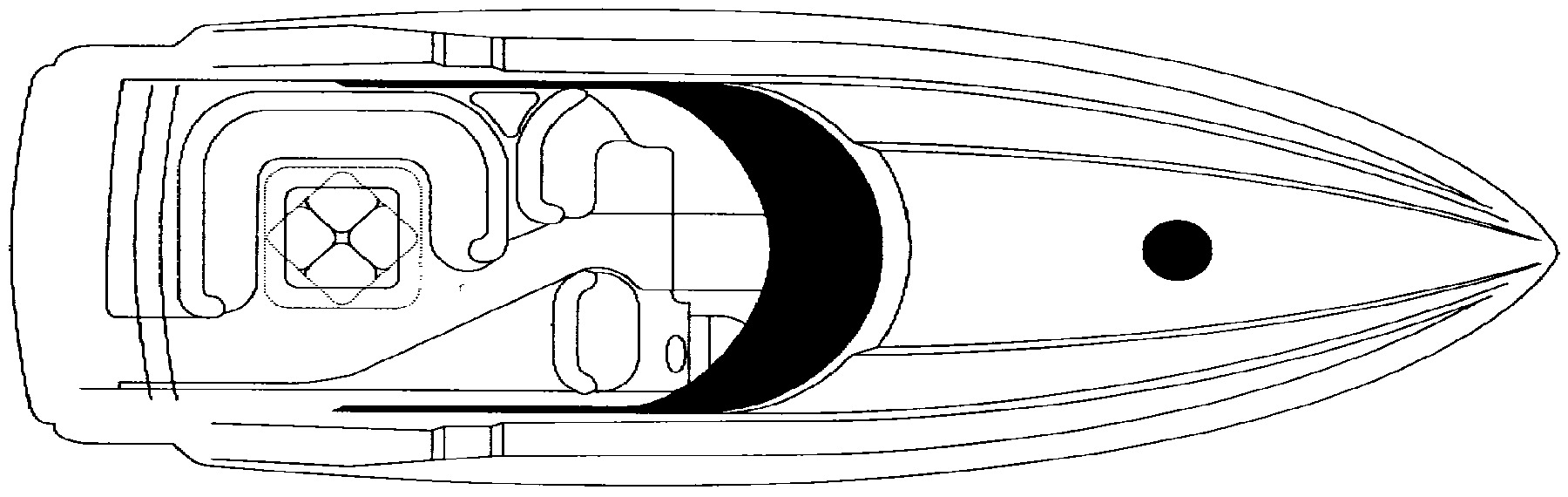 Sunseeker Yachts Portofino 400 floor plan