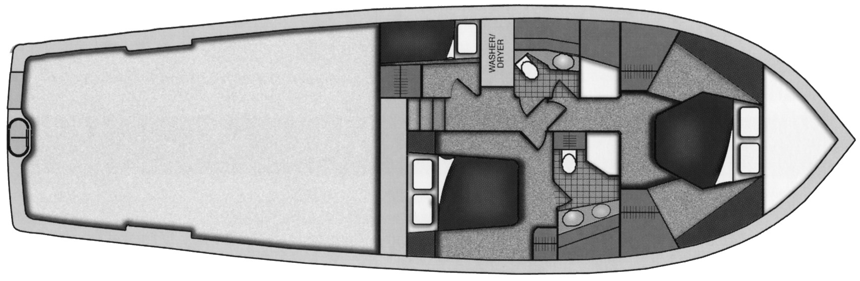 Cavileer 53 Convertible floor plan