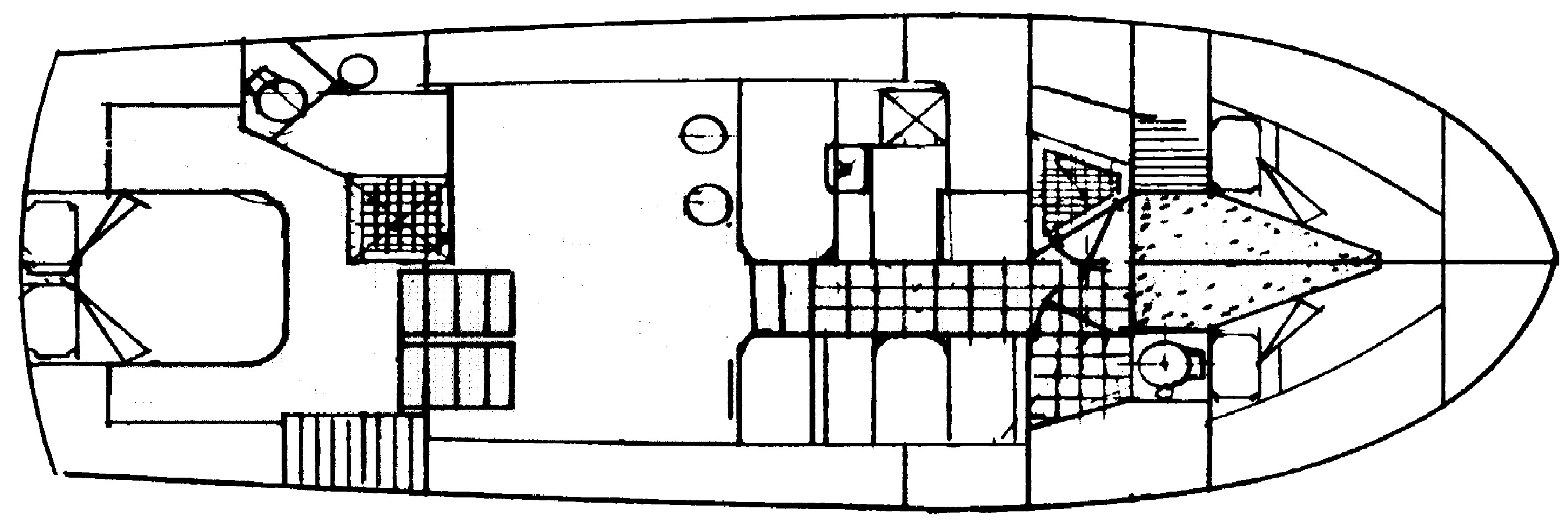 Symbol Yachts 44 MK II Sundeck floor plan