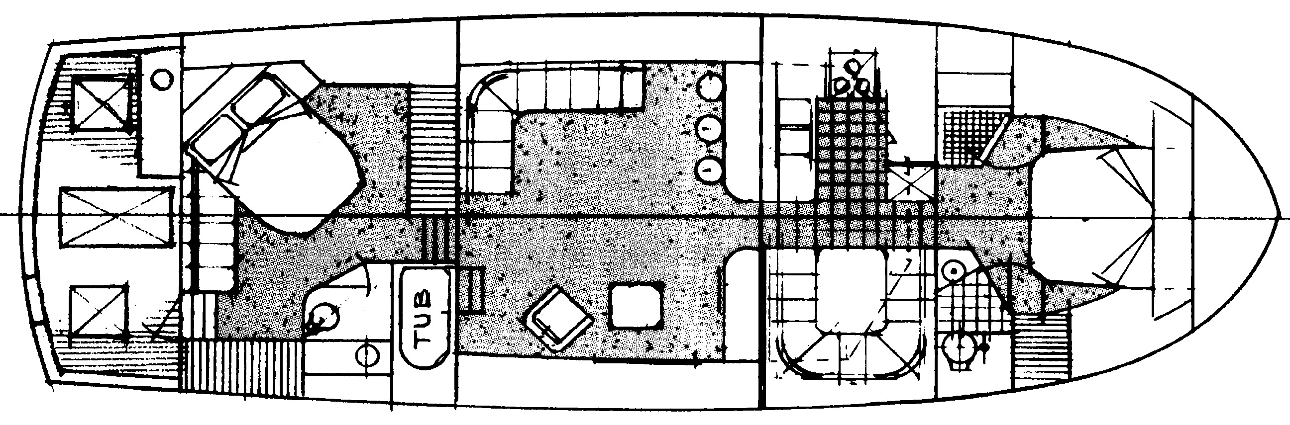 Symbol Yachts 51 Yachtfisher floor plan